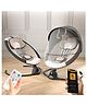 Baybee Automatic Electric Swing Cradle for New Born Baby with Adjustable Swing Speed, Remote | Infant Baby Rocker with Mosquito Net, Safety Belt, Music & Hanging Toys (Black)