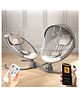 Baybee Automatic Electric Swing Cradle for New Born Baby with Adjustable Swing Speed, Remote | Infant Baby Rocker with Mosquito Net, Safety Belt, Music & Hanging Toys  (Grey)