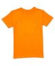 GINI & JONY Half Sleeves Back Skateboard Printed Tee - Orange