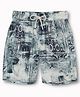 GINI & JONY Abstract Printed Shorts - Blue