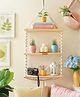 Karighar Boho 3 Layered Floating Shelf