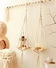 Karighar Knotted Floating Shelves - Set of 2