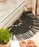 Karighar Half Moon Rug Black