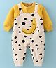 Kookie Kids Full Sleeves  Romper with Banana Print -Yellow