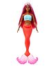 Barbie Mermaid Doll 2 with Fantasy Hair & Headband Accessories Red - Height 33 cm ( Colors and Decorations May Vary )