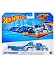 Hot Wheels Track Fleet 1:64 Scale Die-Cast Toy Semi Rodger - Blue & White