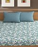 Bajo's King Size Bedsheet with 2 Pillow Covers - Multicolor
