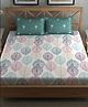 Bajo's King Size Bedsheet with 2 Pillow Covers - Multicolor