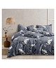 Bajo's King Size Bedsheet with 2 Pillow Covers - Gray