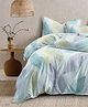 Bajo's King Size Bedsheet  with 2 Pillow Covers - Light Blue
