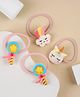 Kicks & Crawl Set Of 4 Unicorn & Candy Rubber Bands - Multicolor