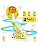 BitFeex Happy Musical Duck Track Slide & Climb Stairs Toys With 3 Duck-Multicolor