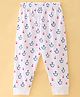 Ollypop Sinker Knit Full Length Lounge Pant Boat Print - White