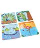 TOYFUN Birds Jigsaw Puzzle Set of 4 - Multicolour