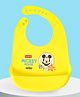 Babyhug Disney Mickey Mouse Silicone Bib - Yellow