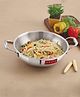 HAZEL Triply Stainless Steel Induction Bottom Kadhai Karahi Kadai, 5.8 Litre, 33.8 cm