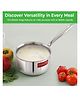 HAZEL Triply Stainless Steel Induction Bottom Saucepan Milkpan, 2.2 Litre, 19.2 cm