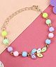 Asthetika Evil Eye Florals Bracelet Rakhi with Roli Chawal - Pink Blue Green Yellow