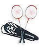 AXG New Goal Isometric Champion Tenacious Wide Body Multicolor Strung Badminton Racquet (Pack of 2)