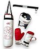AXG New Goal High Quality 18 inch Punching kit for creative kids (Upto 10yrs) with Wall stand Boxing Kit