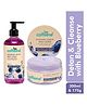 mCaffeine Blueberry Blast Detan & Cleanse Duo for Glowing Skin | Fruity Blueberry Aroma