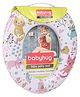 Babyhug Cushioned Potty Seat with Cat Print -  White
