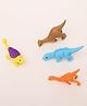 ilearnngrow Dino Eraser Set of 4 fun erasers