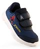 Pine Kids Marvel Spiderman Sneaker Shoes With Velcro Closure - Navy Blue