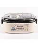 Sanjary Stainless Steel Happy Panda Lunch Box  With Spoon - 700 ml - Color & Design May Vary