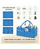 Babymoon Multifunctional Caddy Organiser Storage Mother Baby Diaper Bag Foldable - Blue