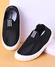 Cute Walk by Babyhug Slip On Striped Design Casual Shoes - Black