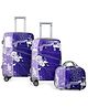 Polo Class 2Pc Set Trolley Bag (20/28 inch) with 1Pc Vanity - Purple