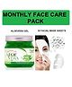 Favon Monthly Pack of Aloevera Gel and 30 face mask Tablet Sheets