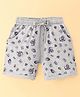Enfance Core Strawberries & Cameras Printed Shorts - Navy Blue