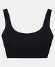 SillySally Sleeveless Solid Padded Bra - Black
