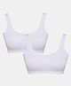 SillySally Pack Of 2 Sleeveless Padded  Bras - White