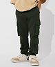 The Souled Store Cotton Solid Joggers - Olive Green