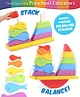 Intelliskills Premium Wooden Rainbow Balancing Ship Stacker | Multicoloured | Learning & Educational Toy | Ideal for Gifting | Fine Motor Skills Development | Hand-Eye Coordination | Problem-Solving for Toddlers | ASTM, CE & BIS Approved