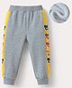 Kookie Kids Full Length Teddy Bear Printed Lounge Pant - Grey