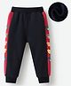 Kookie Kids Full Length Teddy Bear Printed Lounge Pant - Navy Blue