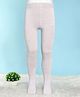 Mustang Cotton Knit Full Length Solid Color Tight - Lilac