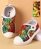 Cute Walk by Babyhug Printed Casual Shoes With Velcro Closure - Green