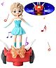 Negocio Toys for Girls,dancing Princess Interactive Robot Elsa Toys Car for Little Girls Age 4-7 with Colorful Flashing Lights&music,pretend Christmas Birthday Gift Toys for Kids - Pack of 1 - Color May Vary
