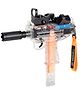 Negocio Children's Cool Simulation Long Range Electric Burst Soft Bullet Gun Toy Boy High-speed Assault Machine Gun Game - Pack of 1 - Color May Vary