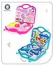 Aditi Toys Doctor & Beauty Playset for Kids, Pretend Play Doctor & Beauty Set Combo with Foldable Suitcase for Kids, Doctor & Beauty Kit Toyset for Kids Above 3 Years, Bis Approved. (Blue/Pink)