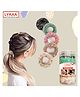 Lykaa Soft Stretchable hair rubber band hair ties ponytail holder hair scrunchies Head band - Pack of 5 (Multicolor)