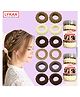 Lykaa Soft Cotton Stretchable rubber band hair ties ponytail holder hair scrunchies Head band - Pack of 12 (Multicolor)