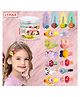 LYKAA Tiny Baby Tic Tac Hair Clip, Multi Design Combo, Cute Hair Accessories Best Gift for Girl-Pack of 16 (Multicolor)