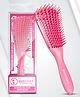 Majestique Detangling Vent Brush, Adjustable Spacing Clip for Thick or Defined Curls - Purple