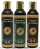 HERBCIENCE Travel Essential Hair Care Combo of Shampoo 100ml, Conditioner 100ml & Hair Oil 100ml